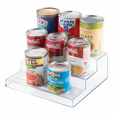 Three Trays Acrylic Display Stand with mercerized plate Surface
