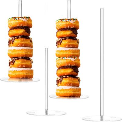 Εξατομικεύσιμη ακρυλική doughnut κοπή λέιζερ στάσεων για το νυφικό γεγονός ντους